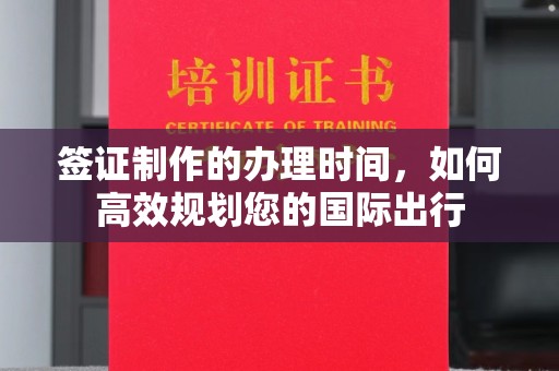 潼关签证制作的办理时间，如何高效规划您的国际出行