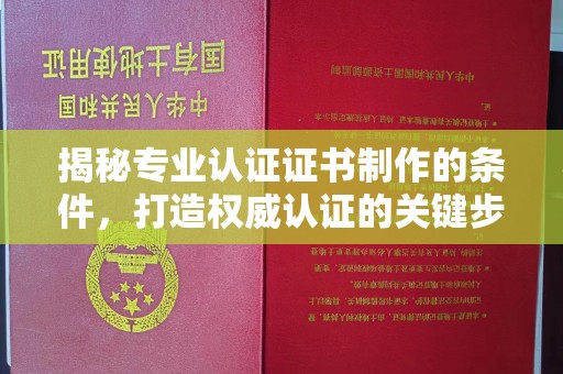 潼关揭秘专业认证证书制作的条件，打造权威认证的关键步骤
