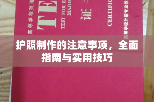 潼关护照制作的注意事项，全面指南与实用技巧