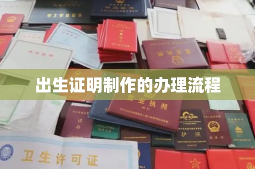 潼关出生证明制作的办理流程